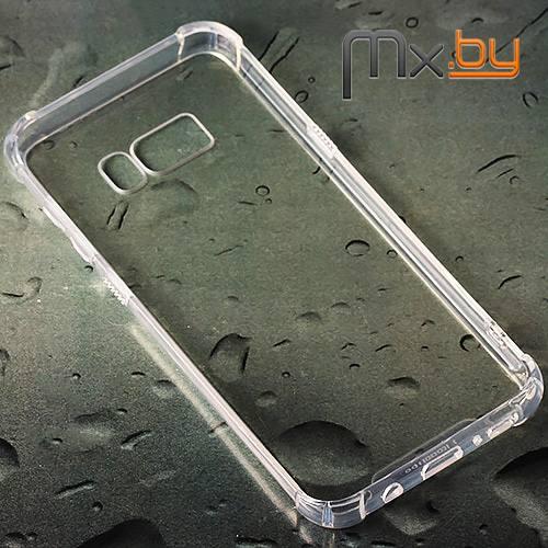 Чехол для Samsung Galaxy S8+ накладка (бампер) Atouch Anti Burst Case силиконовый прозрачный - фото 2 - id-p176884862