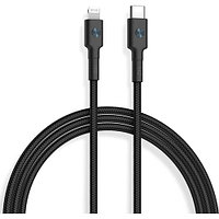 USB кабель ZMI Type-C + Lighting для зарядки и синхронизации, длина 1,0 метр (AL873) Черный
