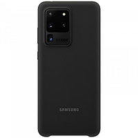 Чехол для Galaxy S20 Ultra накладка (бампер) Samsung Silicone Cover (EF-PG988TBEGRU) черный