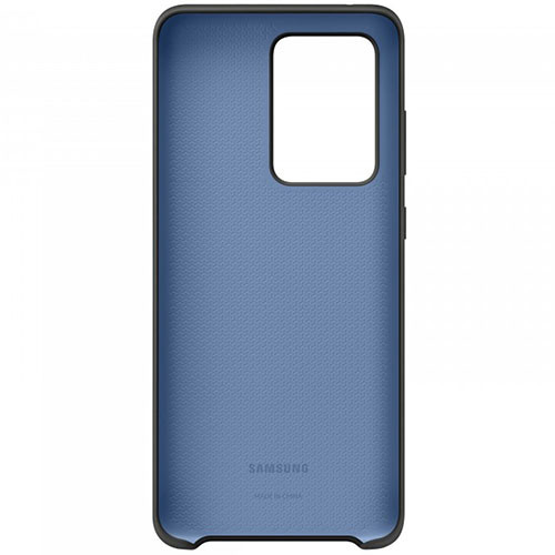 Чехол для Galaxy S20 Ultra накладка (бампер) Samsung Silicone Cover (EF-PG988TBEGRU) черный - фото 2 - id-p158671813