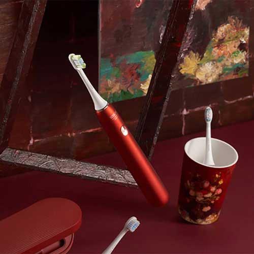 Электрическая зубная щетка Soocas X3U & Van Gogh Museum Design (Красный) - фото 4 - id-p136941862