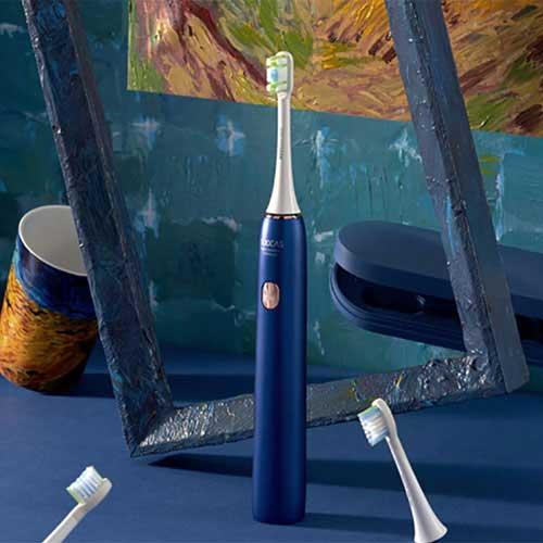 Электрическая зубная щетка Soocas X3U & Van Gogh Museum Design (Синий) - фото 4 - id-p145037759