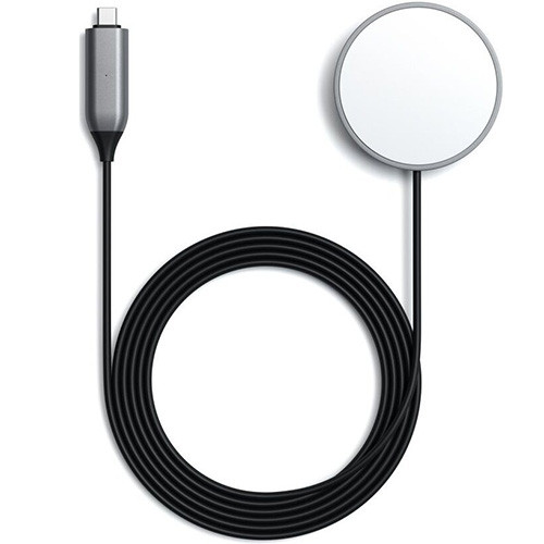 Беспроводное зарядное устройство Satechi Magnetic Wireless Charging Cable 7.5W для Apple iPhone (ST-UCQIMCM) - фото 1 - id-p176890252