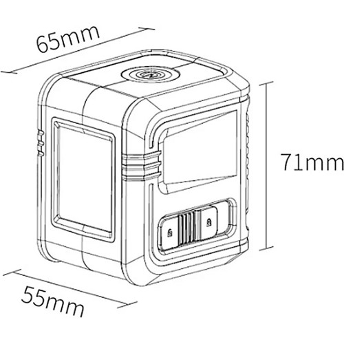 Уровень строительный лазерный AKKU Infrared Laser Level (AK311) - фото 4 - id-p176887506