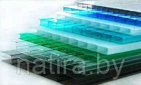 Поликарбонат cотовый 2,10х6 м, "ULTRAMARIN" 8 мм (цветной), плотность 0,8кг/м2