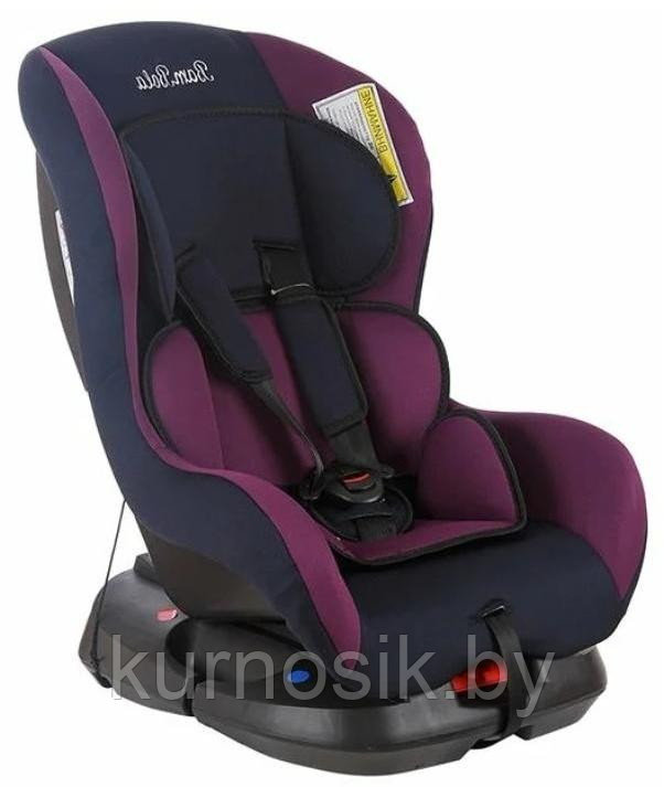 Автокресло BAMBOLA 0-18 кг BAMBINO ISOFIX (от рождения до 4 лет) фиолетовый/синий