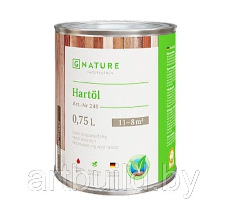 Твердое масло для стен и потолков GNature 245 Hartöl - фото 1 - id-p176898864