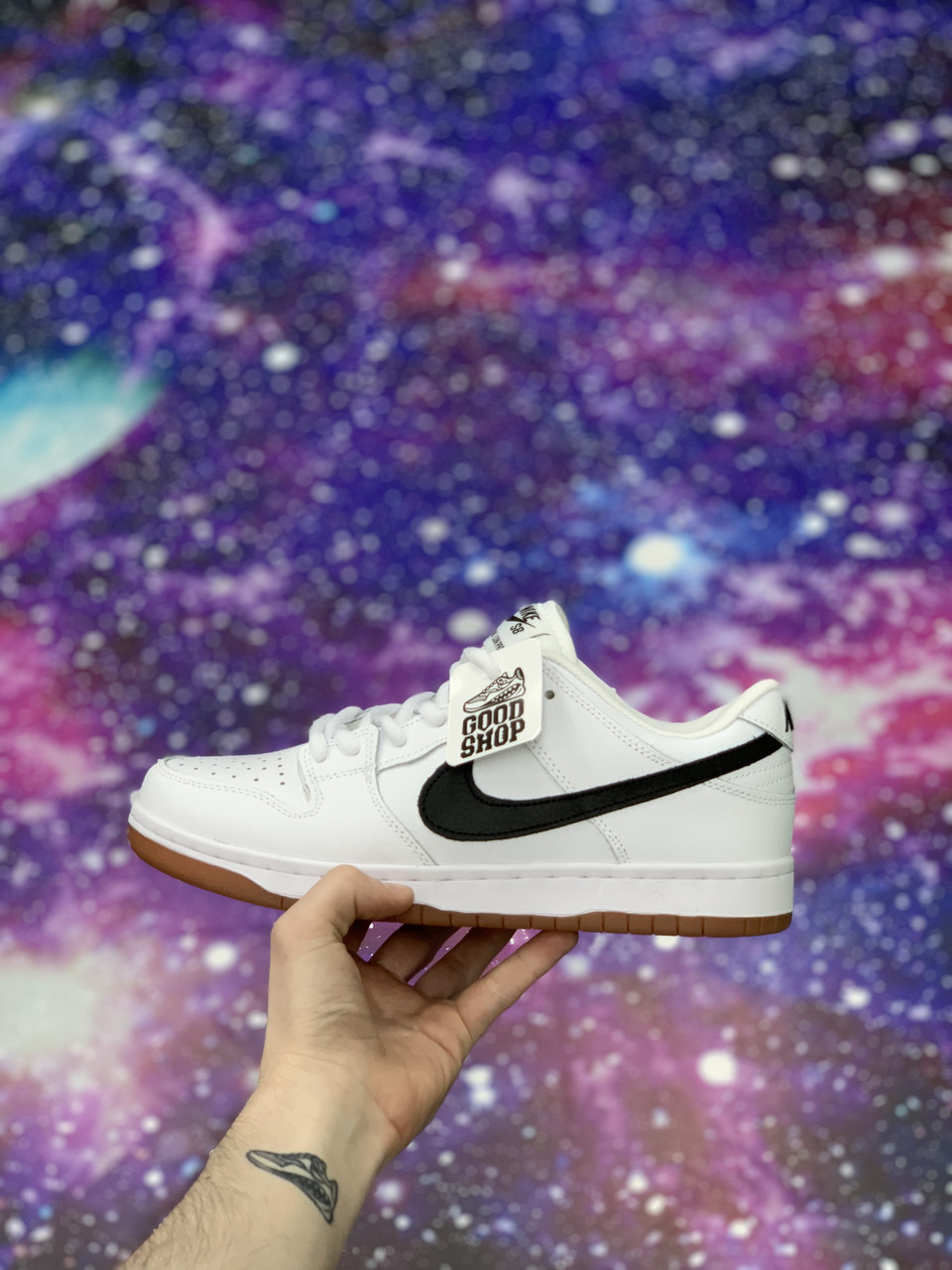 Кроссовки Nike Dunk SB White Black