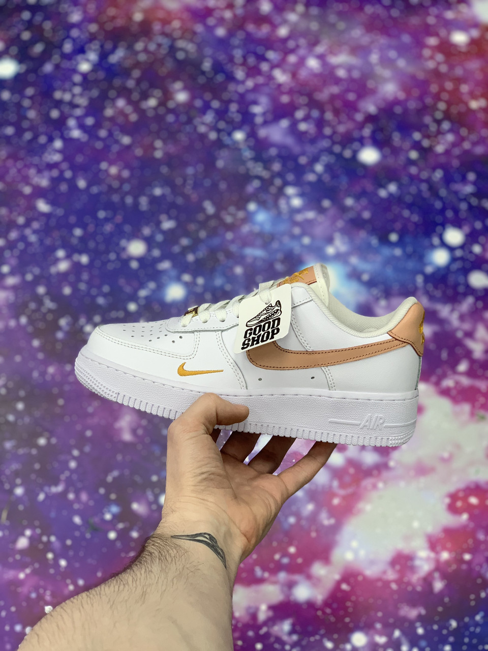 Кроссовки Nike Air Force 1 '07 ESS White Pink
