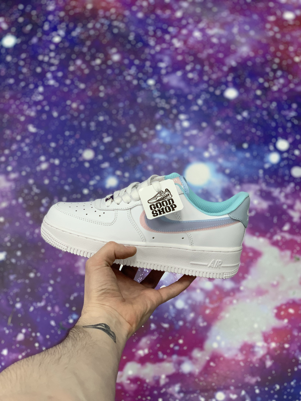 Кроссовки Nike Air Force 1`07 GS Double Swoosh