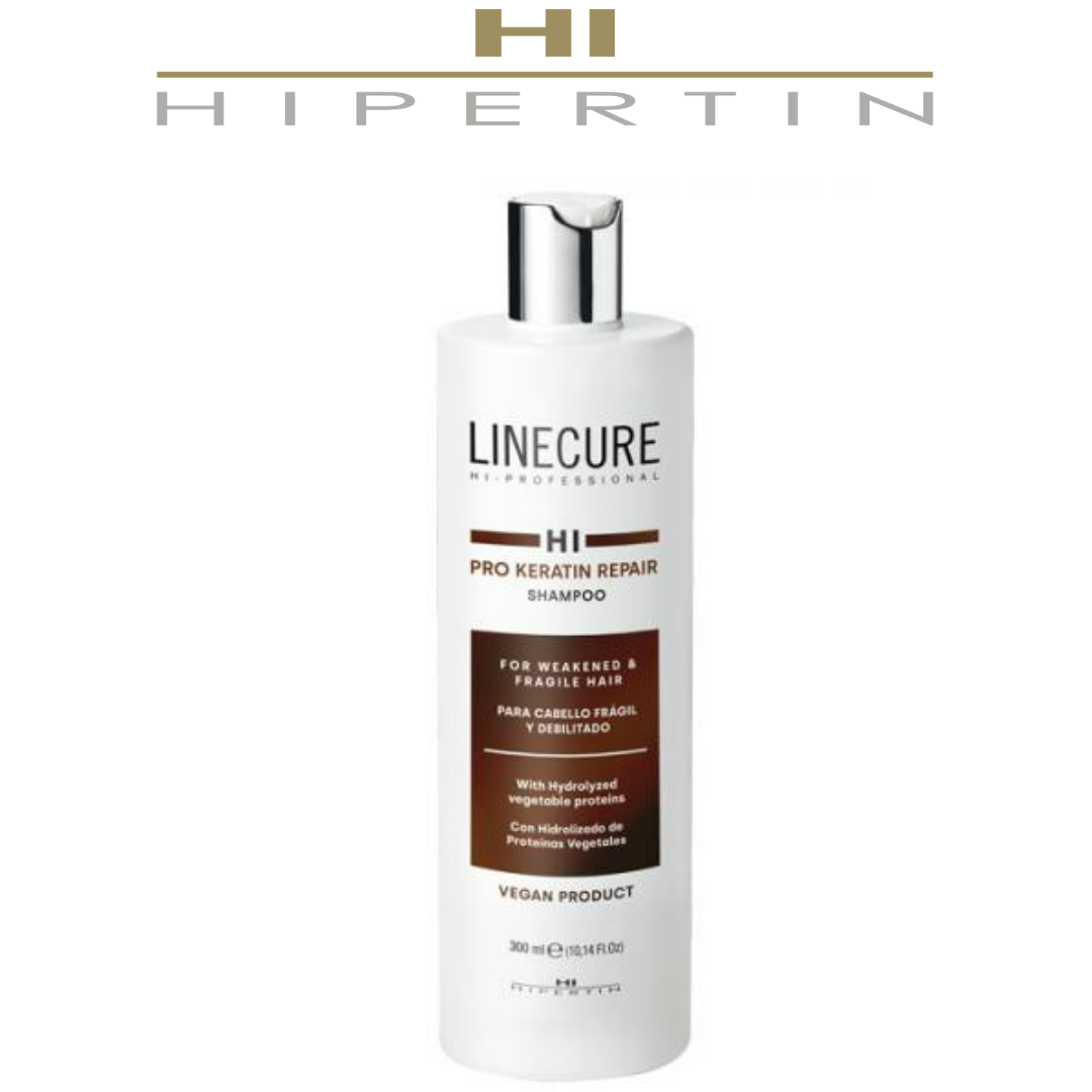 Шампунь для сухих и вьющихся волос Hipertin Linecure Pro Keratin Repair Shampoo