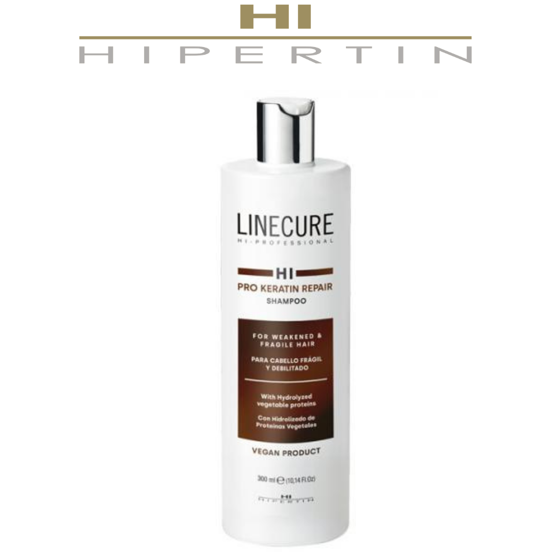 Шампунь для ломких, сухих и вьющихся волос Hipertin Linecure Pro Keratin Repair Shampoo - фото 1 - id-p176905192