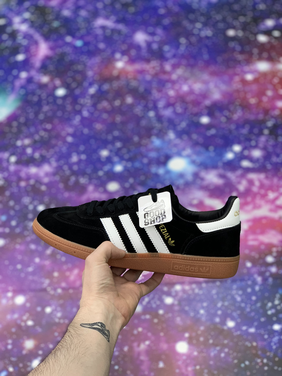 Кроссовки Adidas Spezial Black White