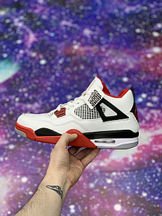 Кроссовки Jordan 4 Retro White Red Black