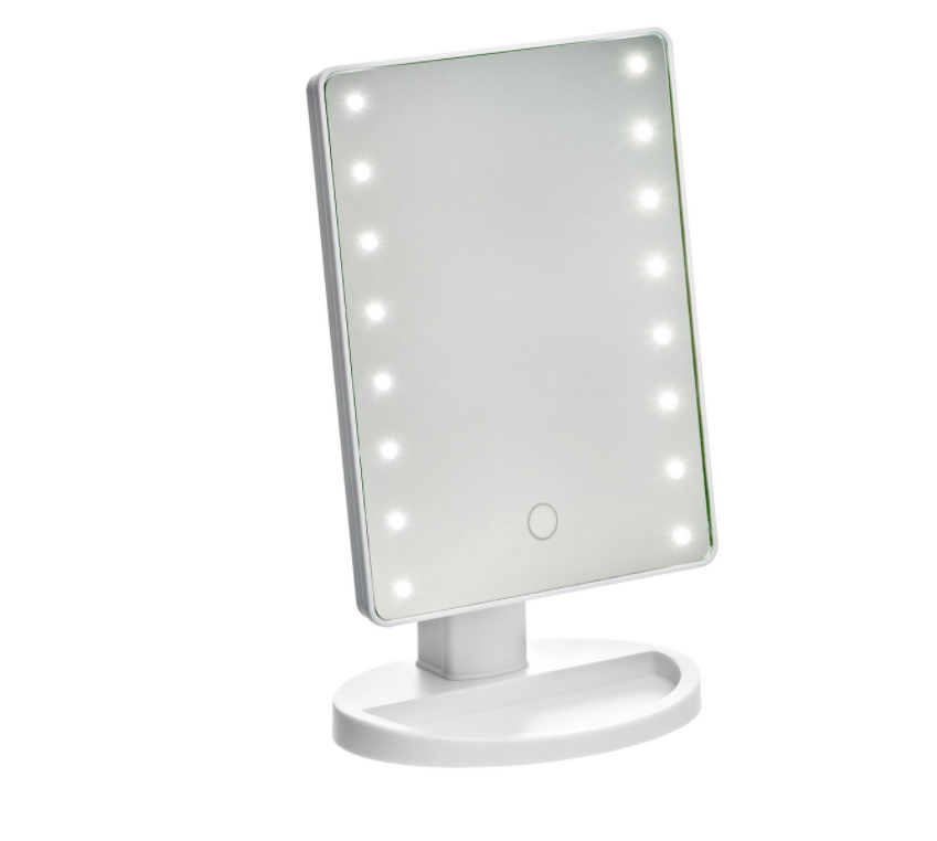 Зеркало настольное с LED подсветкой для макияжа Camelion M145 - фото 9 - id-p134279854