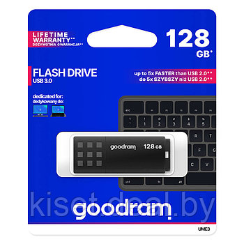 Флешка USB 3.0 Flash GOODRAM UME3 128GB черный