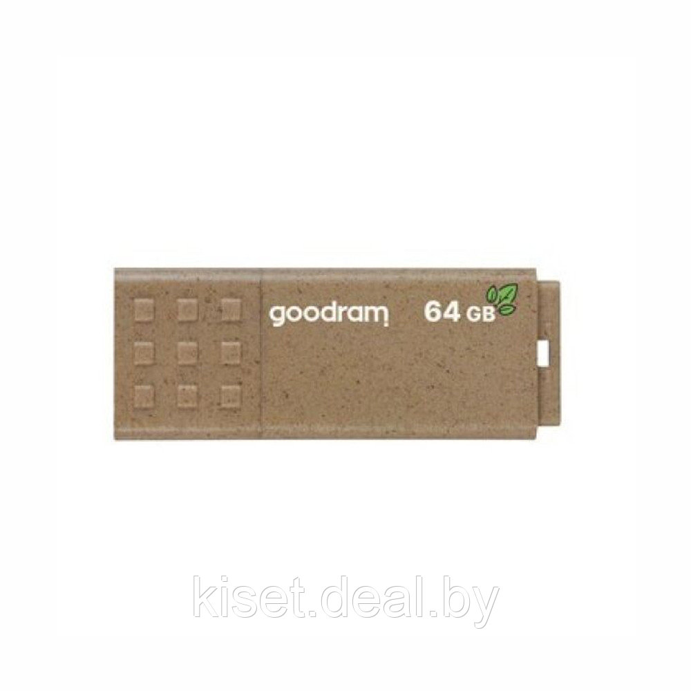Флешка USB 3.0 Flash GOODRAM UME3 ECO Friendly 64GB коричневый - фото 2 - id-p176955951
