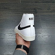Кроссовки Nike Blazer Mid White Black, фото 4
