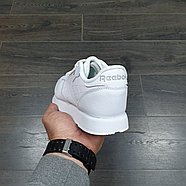 Кроссовки Reebok Classic Leather All White, фото 4