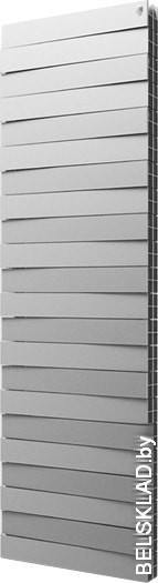 Биметаллический радиатор Royal Thermo Pianoforte Tower 500 Silver Satin (22 секции)
