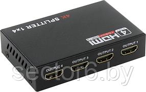 Разветвитель Orient HSP0104HN HDMI Splitter (1in -&gt; 4out ver1.4) + б.п. Orient HSP0104HN