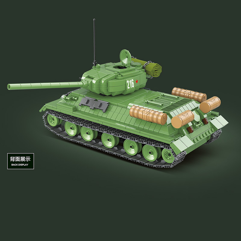 Конструктор Советский средний танк Т-34, 100063, 1113 дет., аналог LEGO (Лего) - фото 2 - id-p176973375