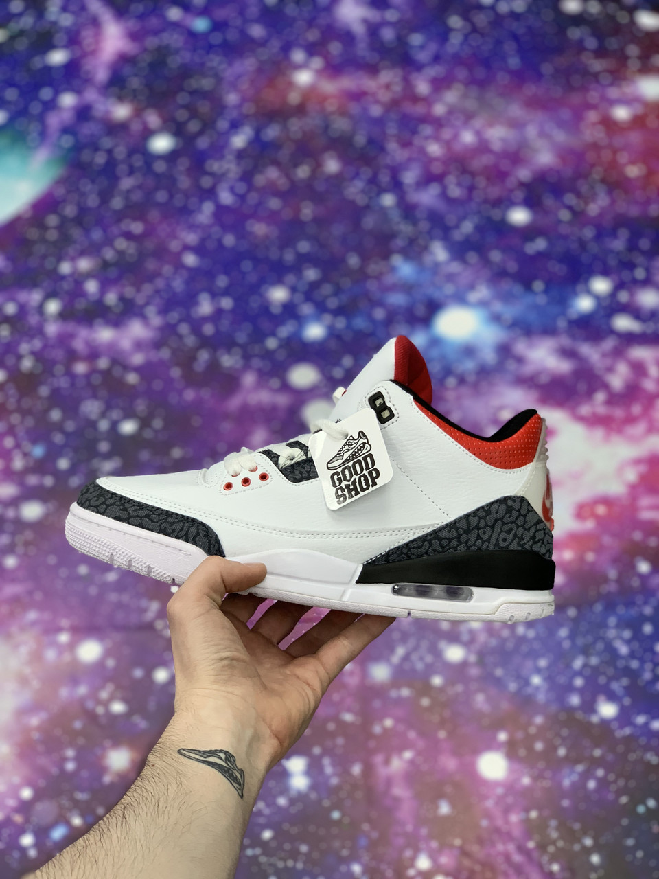 Кроссовки Jordan 3 Retro White Blue