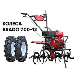 Культиватор BRADO GM-1400SB + колёса BRADO 7.00-12 (комплект)