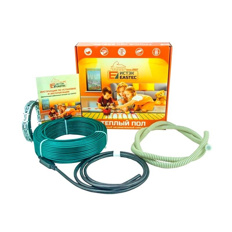 Теплый пол. Электрический нагревательный кабель EASTEC  1000Вт 50м.п.