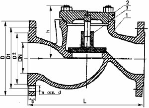 Обратный клапан 16нж10п