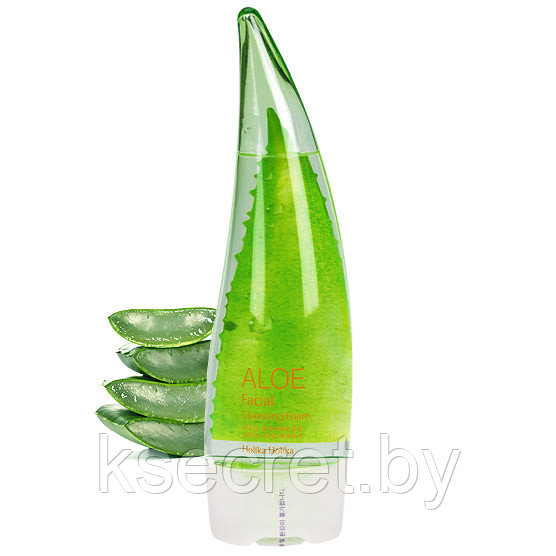 Очищающая пенка для умывания с алоэ Holika Holika Aloe Cleansing Foam - 150ml - фото 1 - id-p176981188