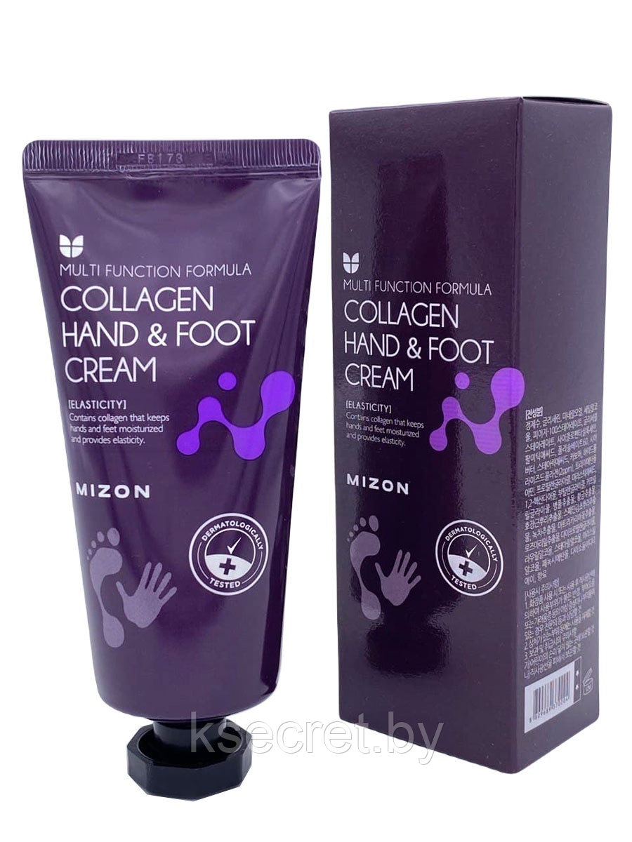 MIZON Крем для рук и ног с коллагеном COLLAGEN HAND & FOOT CREAM100мл - фото 1 - id-p176983979