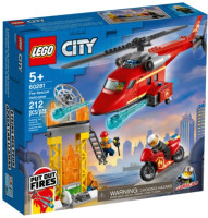 Конструктор Lego City Fire Спасательный пожарный вертолет / 60281