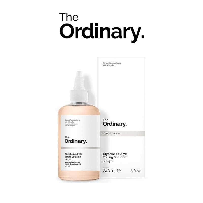 The Ordinary Glycolic Acid 7% Toning Solution Обновляющий тонер с гликолевой кислотой 7% 240ml