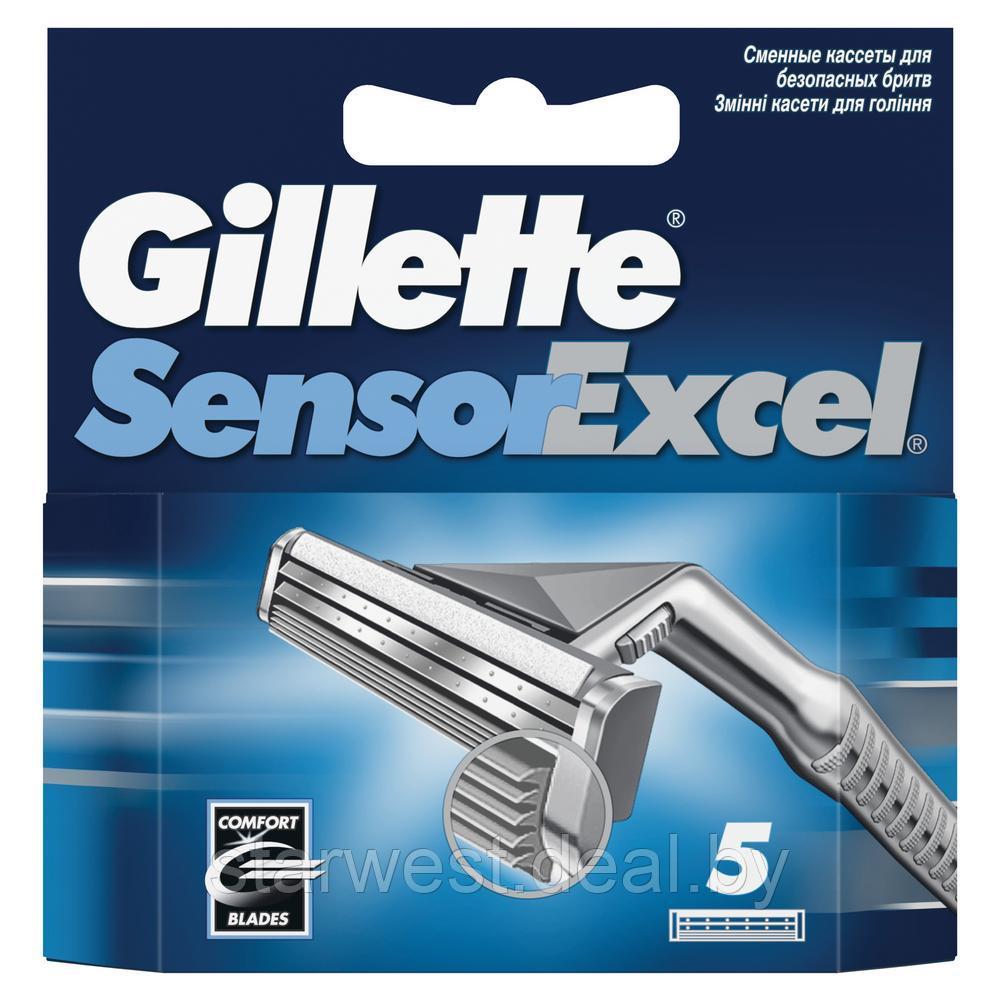 Gillette Sensor Excel for Men 5 шт. Мужские сменные кассеты / лезвия для бритья - фото 5 - id-p176991421