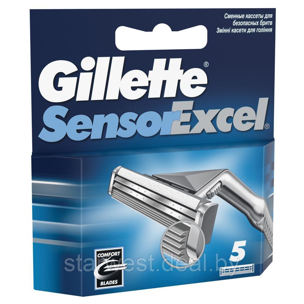 Gillette Sensor Excel for Men 5 шт. Мужские сменные кассеты / лезвия для бритья - фото 4 - id-p176991421