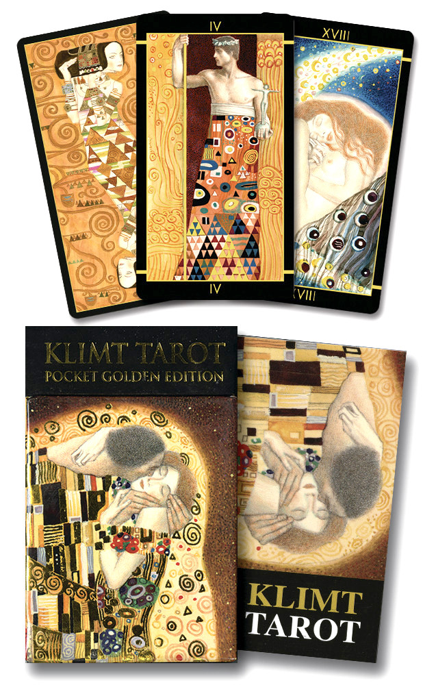 Lo Scarabeo Золотое Таро Климта карты мини Mini Golden Tarot Of Klimt