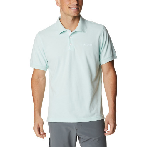 Рубашка-поло мужская Columbia Cascade Range™ Solid Polo бирюзовый