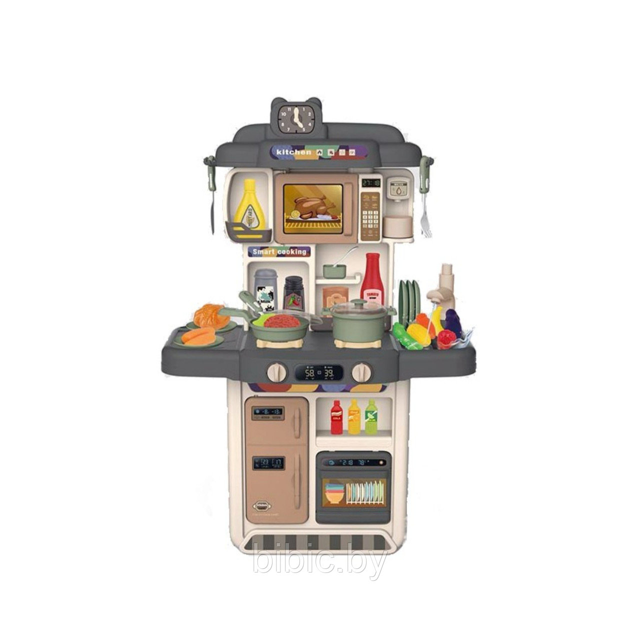 Детская кухня с холодильником вода,свет,звук. 69 см