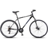 Велосипед Stels Navigator 700 MD 27.5 F020 р.17.5 2022 (черный/белый)