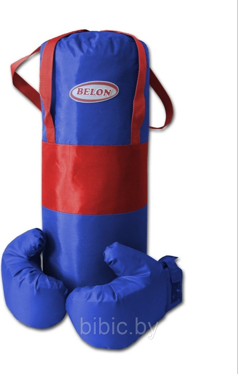 Груша боксерская детская с перчатками с 3 до 6 лет, подвесная груша для бокса, боксерский детский набор - фото 5 - id-p177062855