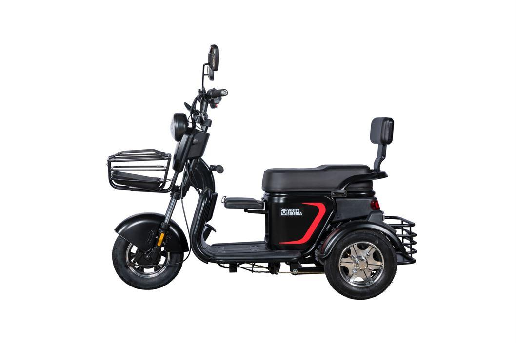 Электроскутер трицикл WHITE SIBERIA SIBTRIKE L 2000W - фото 1 - id-p177064463