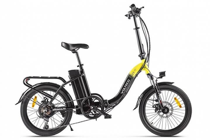 Электровелосипед Volteco Flex Up чёрно-жёлтый - фото 1 - id-p177064476
