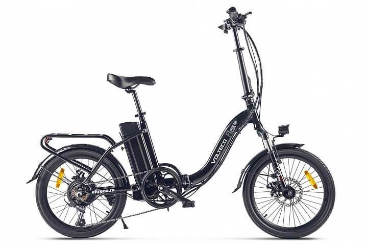 Электровелосипед Volteco Flex Up чёрный - фото 1 - id-p177064480