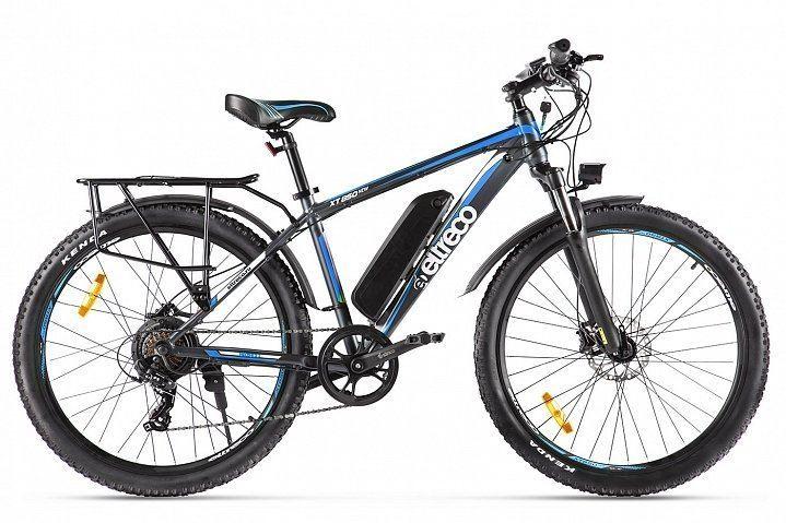 Электровелосипед Eltreco XT 850 New сине-чёрный - фото 1 - id-p177064500