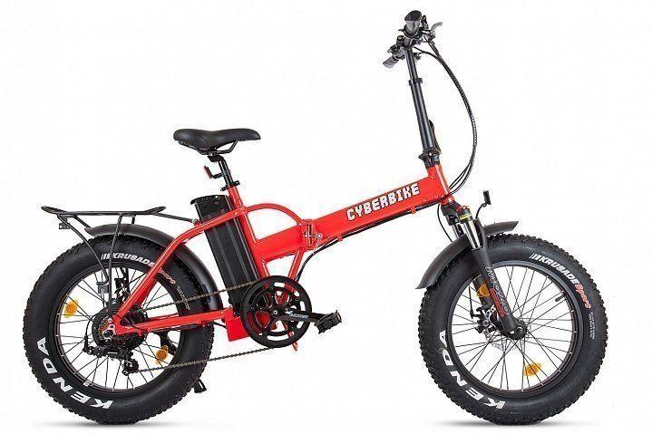 Электровелосипед Cyberbike 500W красный - фото 1 - id-p177064542