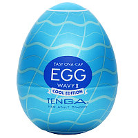 Мастурбатор яйцо Tenga Egg Wavy 2 Cool с охлаждающим эффектом