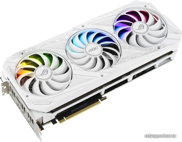 Видеокарта ASUS ROG Strix GeForce RTX 3070 V2 White OC 8GB GDDR6 LHR - фото 6 - id-p177091378