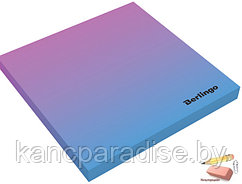 Блок для записи декоративный на склейке Berlingo Radiance 85х85х20 мм., розовый/голубой, 200 листов
