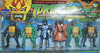Фигурки черепашки ниндзя нинзя ninja turtles с оружием 2628